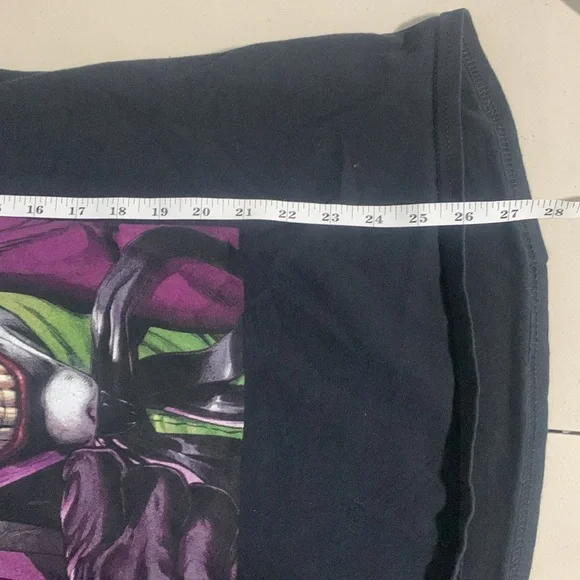 Black DC Batman The Joker Graphic Men’s T-Shirt Size L - Picture 6 of 6